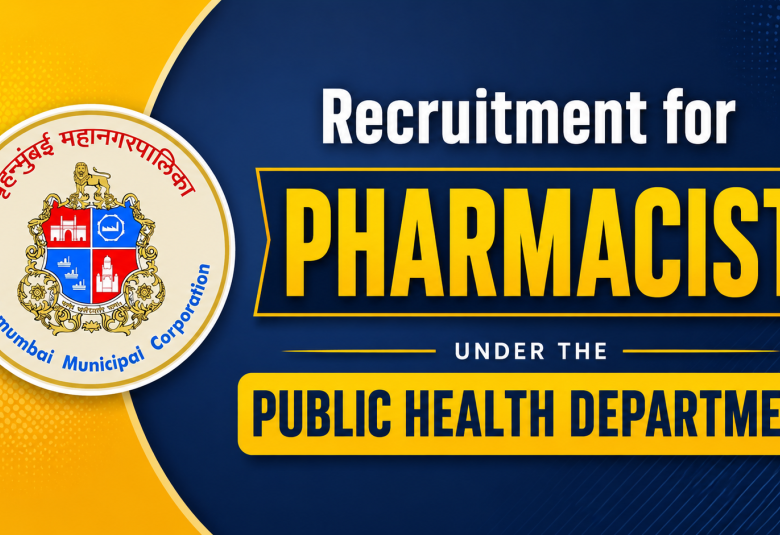 Recruitment for Pharmacist under the Public Health Department