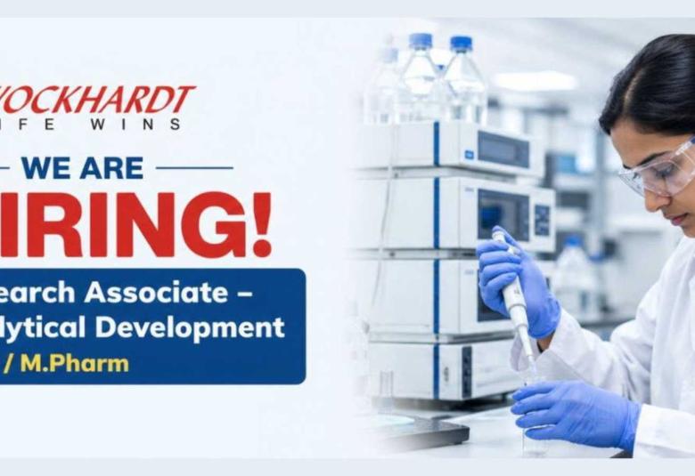 Wockhardt Group Hiring Research Associate