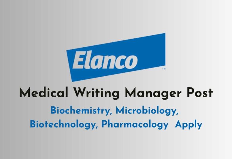 Work as Medical Writing Manager at Elanco Animal Health