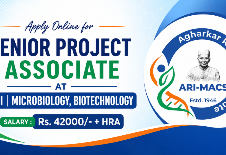 Apply Online for Senior Project Associate at ARI | Microbiology, Biotechnology Apply