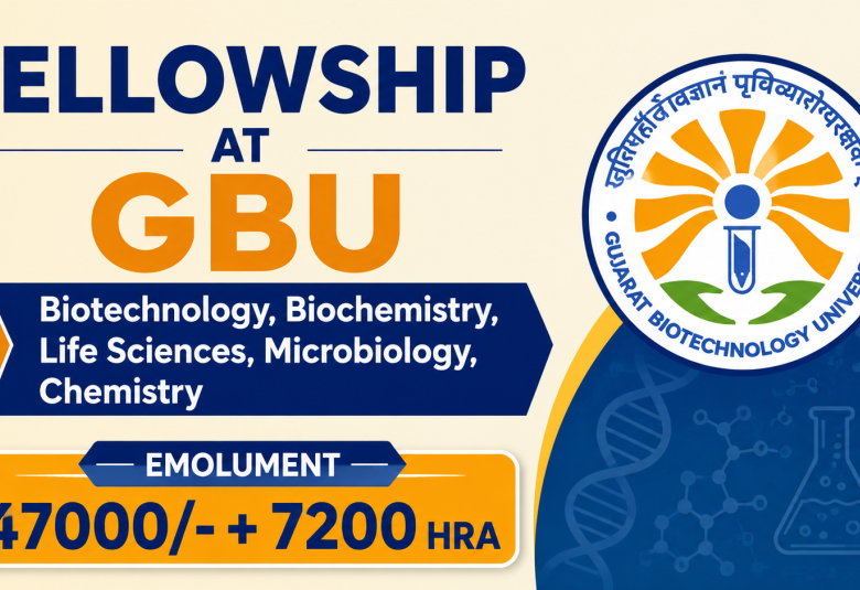 Biotechnology, Biochemistry, Life Sciences, Microbiology, Chemistry Fellowship at GBU