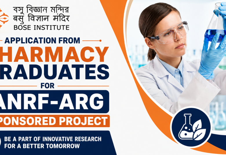 Bose Institute invites application from Pharmacy graduates for ANRF-ARG sponsored project