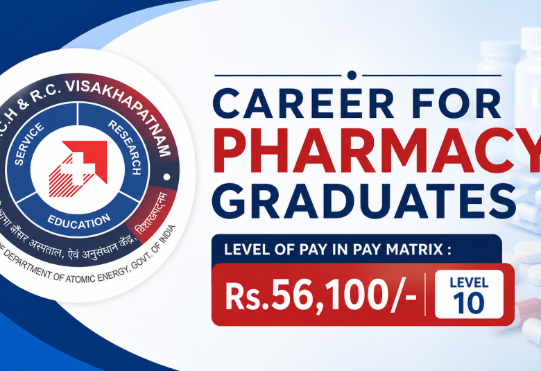 Career for Pharmacy graduates at Homi Bhabha Cancer Hospital & Research Centre