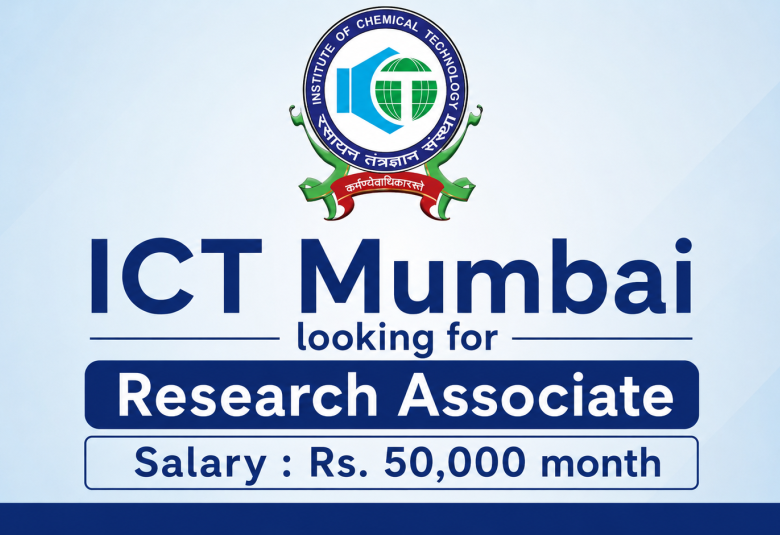 ICT Mumbai looking for Research Associate