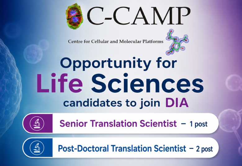 Opportunity for Life Sciences candidates to join DIA
