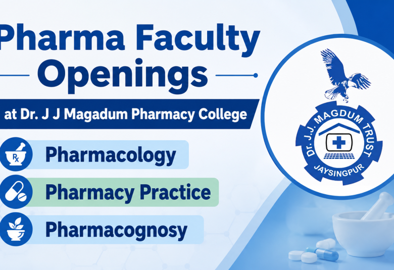 Pharma Faculty Openings at Dr. J J Magadum Pharmacy College