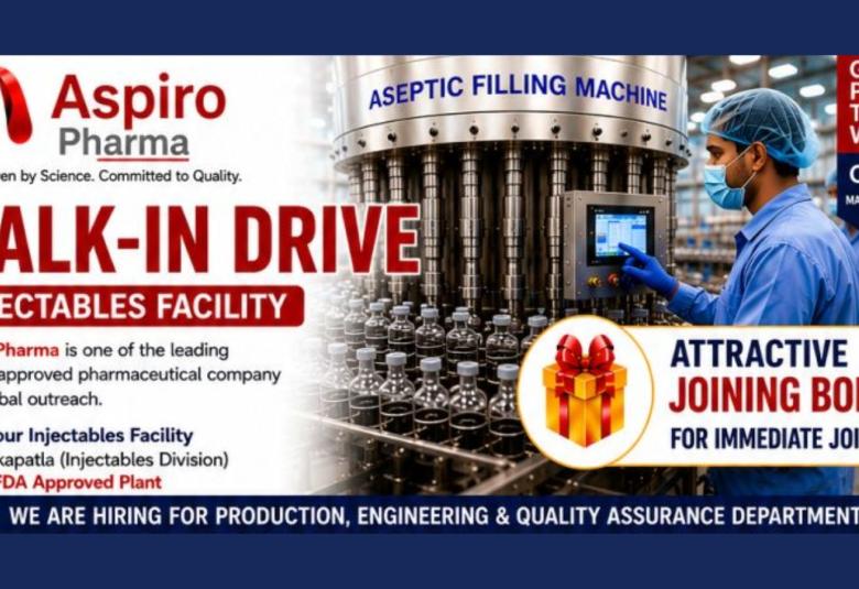 Production, Quality Control and Quality Assurance Jobs at Aspiro Pharma
