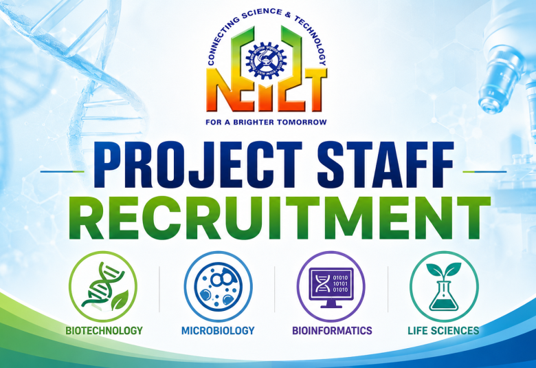 Project Staff Recruitment for Biotechnology, Microbiology, Bioinformatics, Life Sciences at NEIST