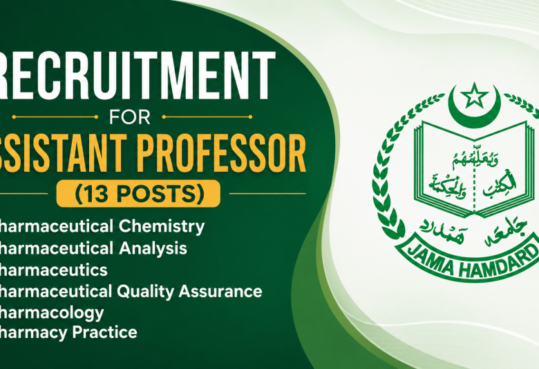 Recruitment for Assistant Professor at Jamia Hamdard