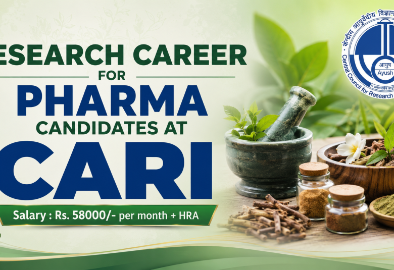 Research Career for Pharma candidates at CARI