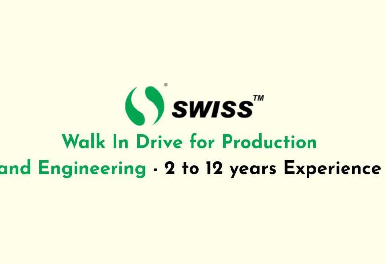 Walk In Drive for Production and Engineering at Swiss Parenterals 