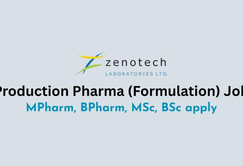 Walk in drive for Production Pharma at Zenotech Laboratories