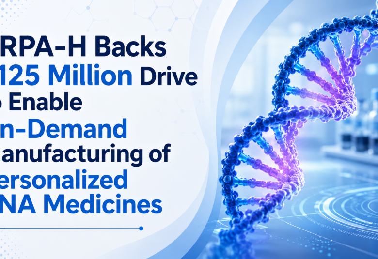 ARPA-H Backs 125 Million USD Drive to Enable On-Demand Manufacturing of Personalized RNA Medicines