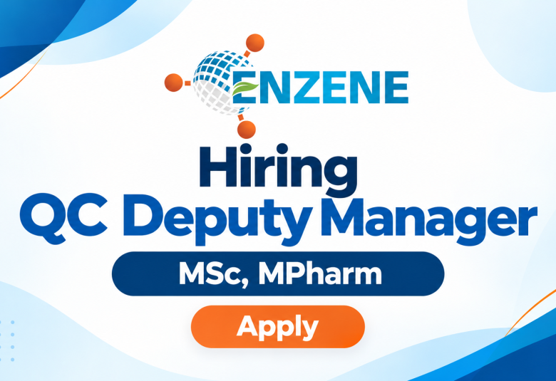 Enzene Hiring QC Deputy Manager