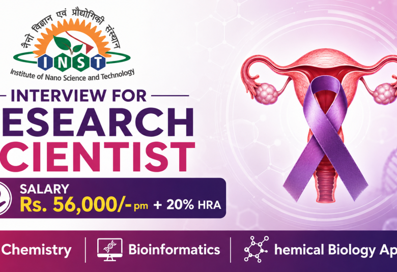 Interview for Research Scientist at Institute of Nanoscience and Technology