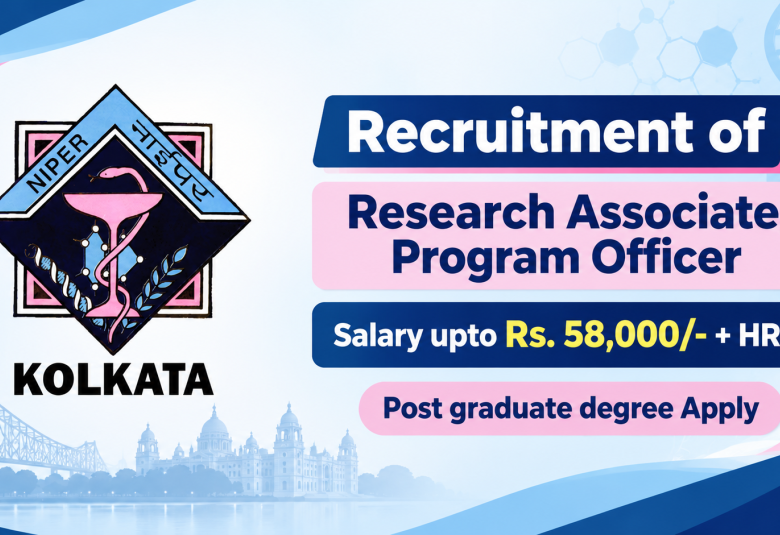 Recruitment of Research Associate, Program Officer posts at NIPER