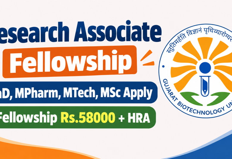 Research Associate Fellowship at Gujarat Biotechnology University