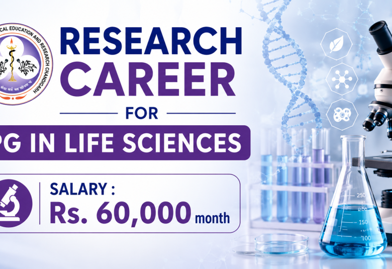 Research Career for PG in Life Sciences at PGIMER