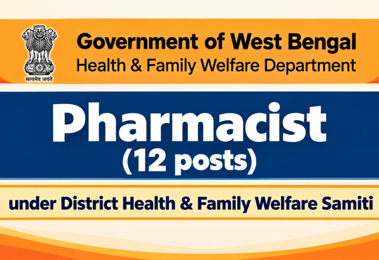 Apply Online for Pharmacist under District Health & Family Welfare Samiti