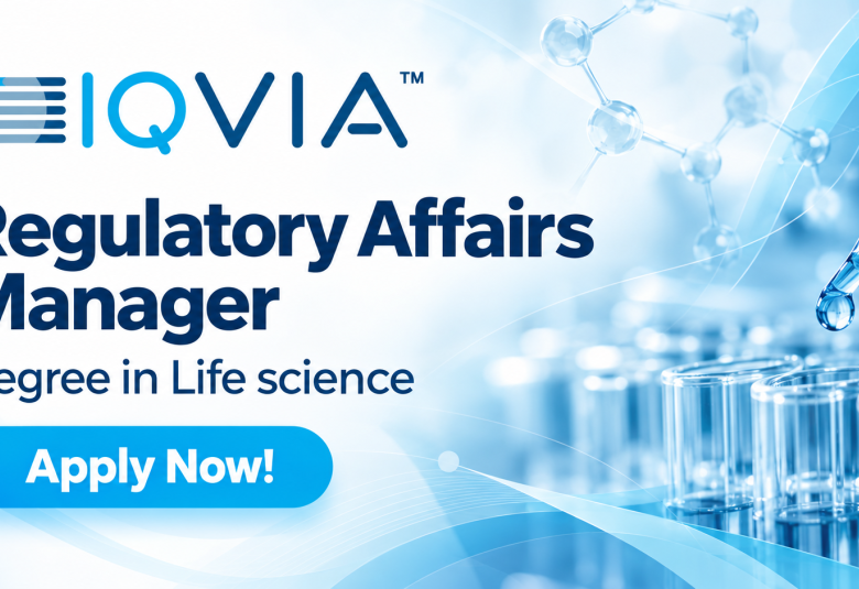 Apply Online for Regulatory Affairs Manager at IQVIA