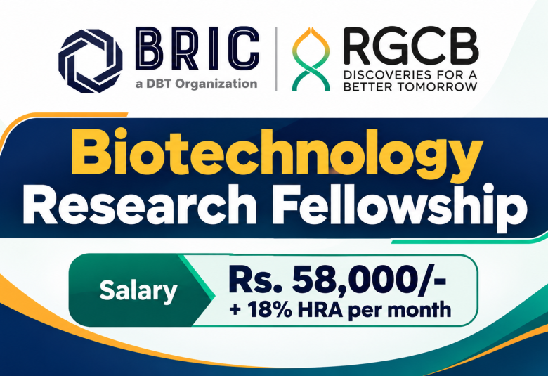 Biotechnology Research Fellowship at BRIC-RGCB