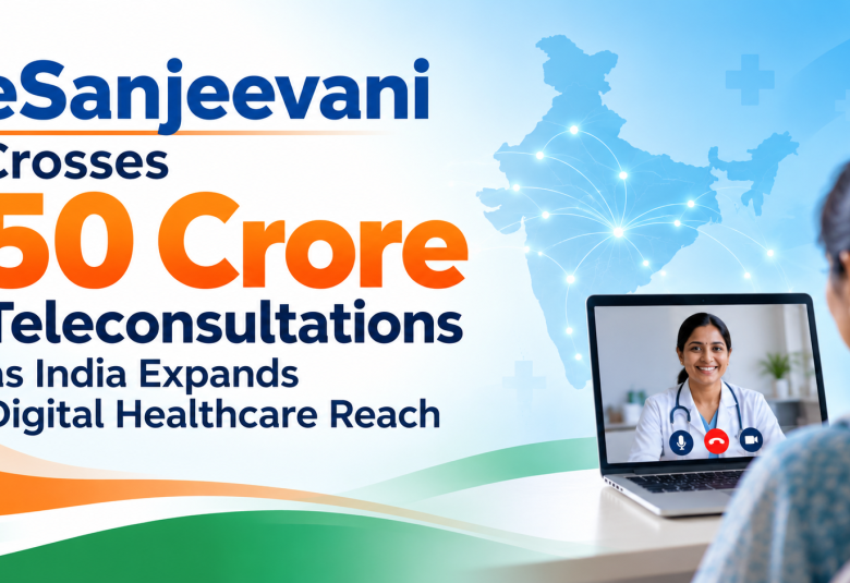 eSanjeevani Crosses 50 Crore Teleconsultations as India Expands Digital Healthcare Reach