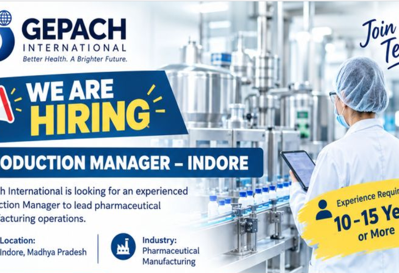 Gepach International is looking for an experienced Production Manager