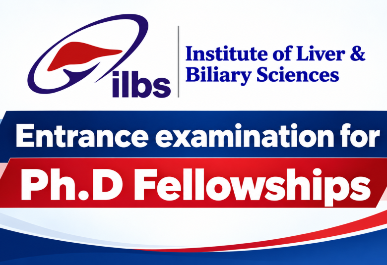 ILBS inviting application for the entrance examination for Ph.D Fellowships