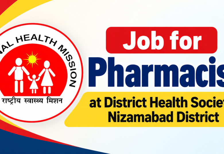 Job for Pharmacist at District Health Society, Nizamabad District