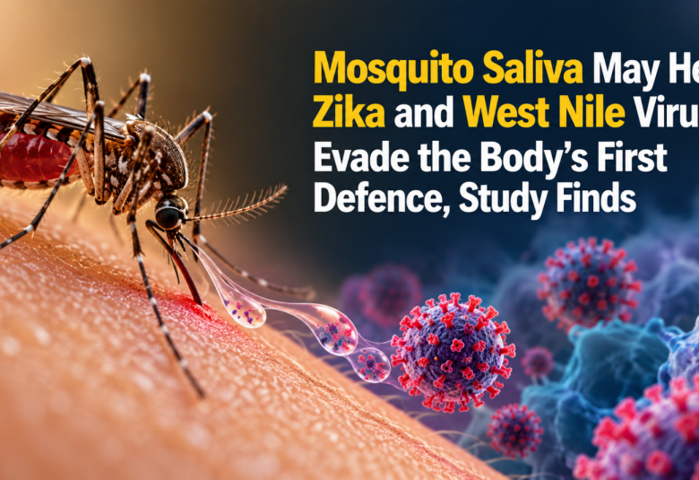 Mosquito Saliva May Help Zika and West Nile Viruses Evade the Body’s First Defence, Study Finds