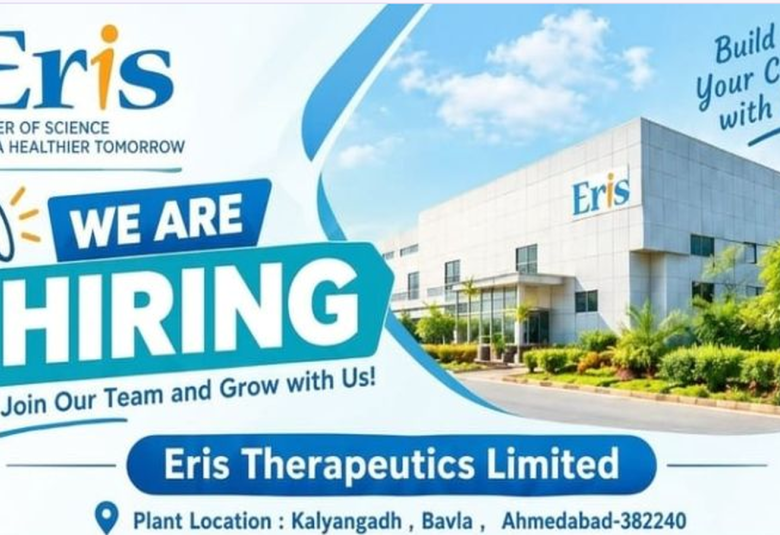 Multiple Positions for Pharma, Science candidates at Eris Therapeutics