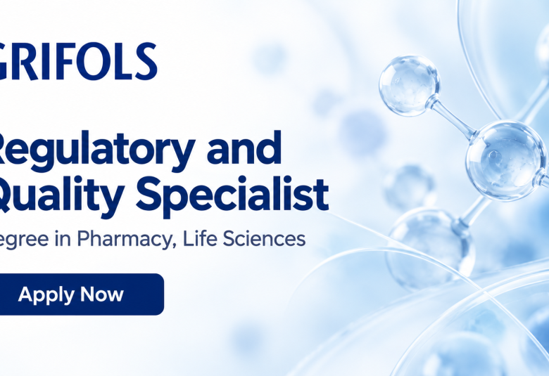 Require Regulatory and Quality Specialist at Grifols
