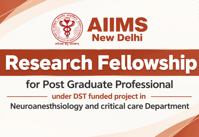 Research Fellowship for Post Graduate Professional at AIIMS