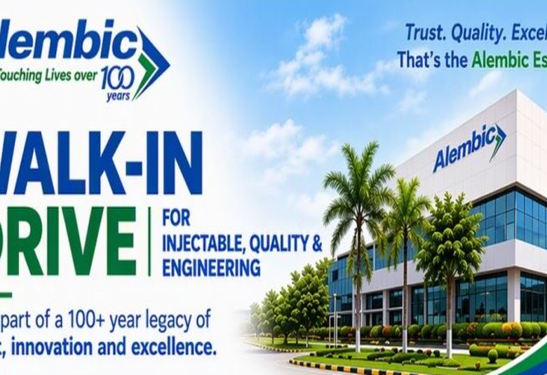 Walk In Drive for For Injectable, Quality and Engineering at Alembic Pharma