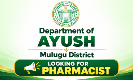 Department of AYUSH Mulugu District looking for Pharmacist