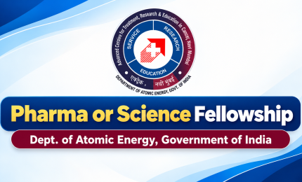 Pharma or Science Fellowship at ACTREC - Dept. of Atomic Energy, Government of India