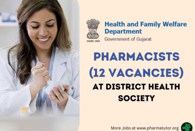 Recruitment for Pharmacists under District Health Society