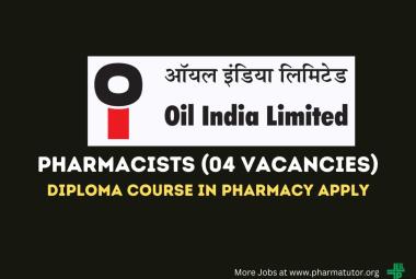 Pharmacists jobs at Oil India Limited