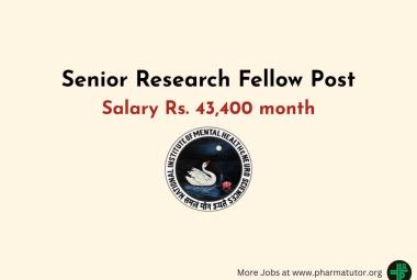 NIMHANS looking for Senior Research Fellow