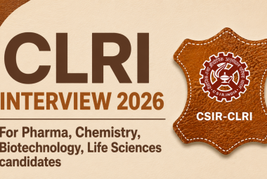 CLRI Fellowship 2026 for Pharma, Chemistry, Biotechnology, Life Sciences candidates