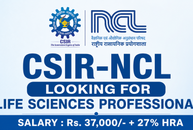 CSIR-NCL looking for Life Sciences Professional