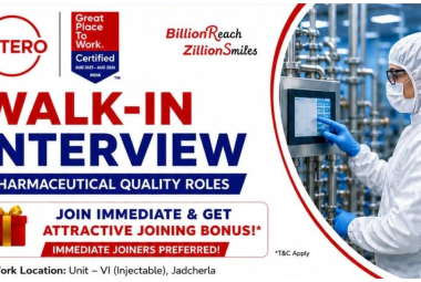 Interview for Pharmaceutical Quality Roles at Hetero