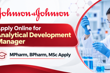 Apply Online for Analytical Development Manager at Johnson & Johnson