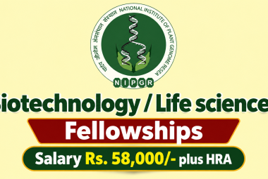 Biotechnology / Life sciences Fellowships at BRIC-NIPGR