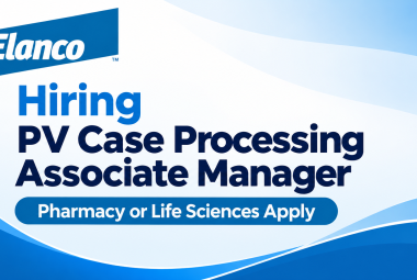 Hiring PV Case Processing Associate Manager at Elanco Animal Health