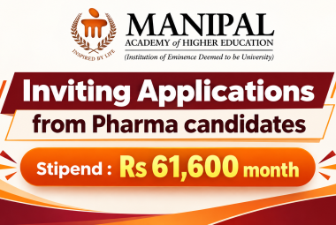 MAHE inviting applications from Pharma candidates