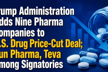 Trump Administration Adds Nine Pharma Companies to U.S. Drug Price-Cut Deal; Sun Pharma, Teva Among Signatories