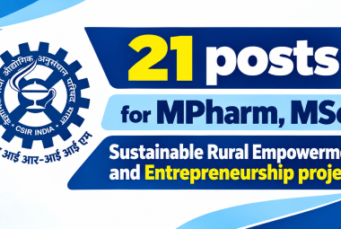 21 posts for MPharm, MSc at Indian Institute of Integrative Medicine