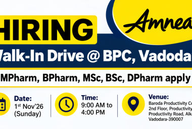 Amneal Pharmaceuticals Walk in Drive : Production, Packing, Quality Assurance Jobs