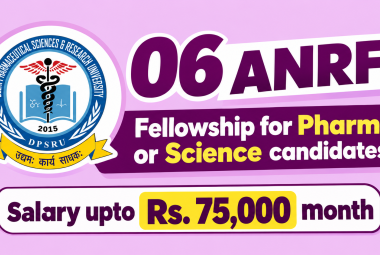 DPSRU announces Research hiring in Government funded projects- Pharmacy and Sciences candidates may join for 6 positions